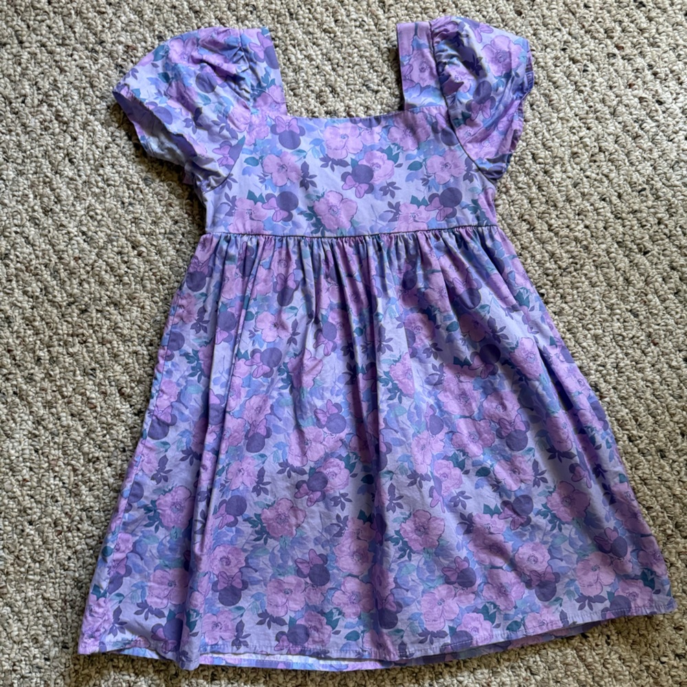 Disney Minnie Mouse Floral Kids Dress